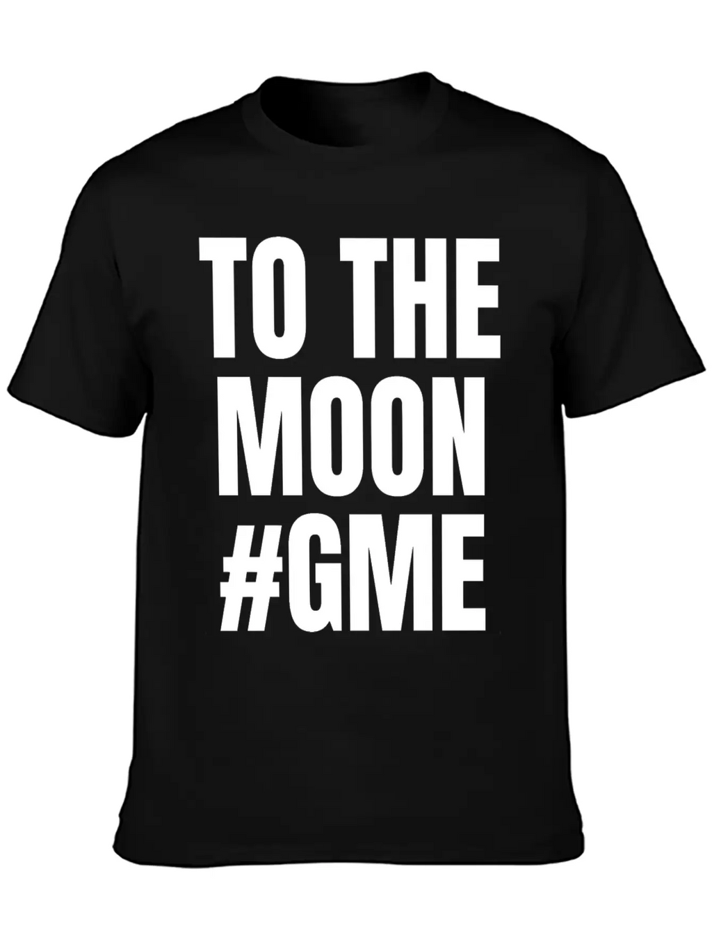GME To The Moon Stylish Everyday T-Shirt – Unisex Basic Cotton Tee