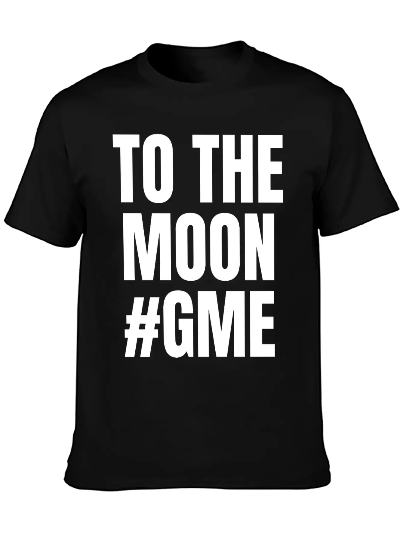 GME To The Moon Stylish Everyday T-Shirt – Unisex Basic Cotton Tee