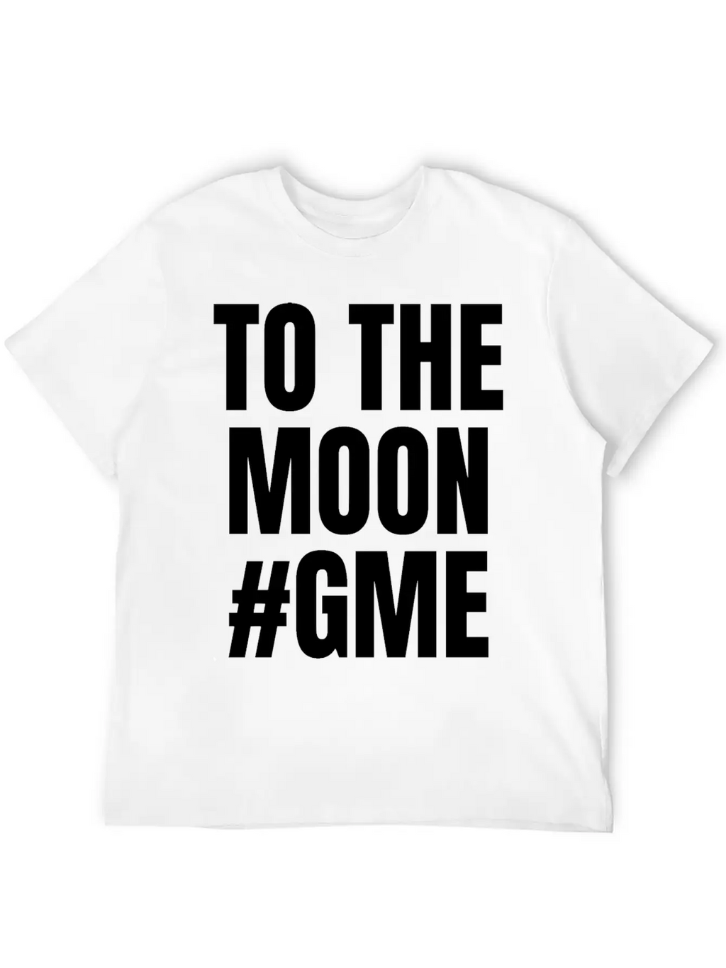 GME To The Moon Stylish Everyday T-Shirt – Unisex Basic Cotton Tee