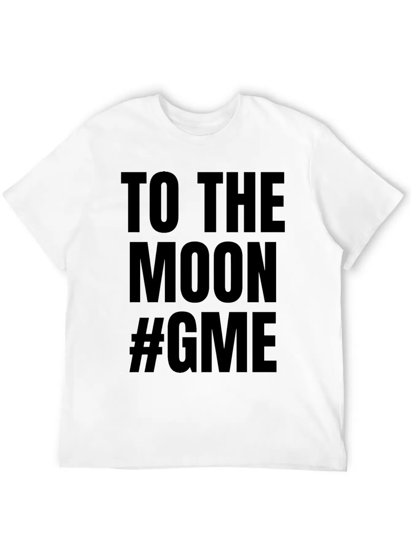GME To The Moon Stylish Everyday T-Shirt – Unisex Basic Cotton Tee