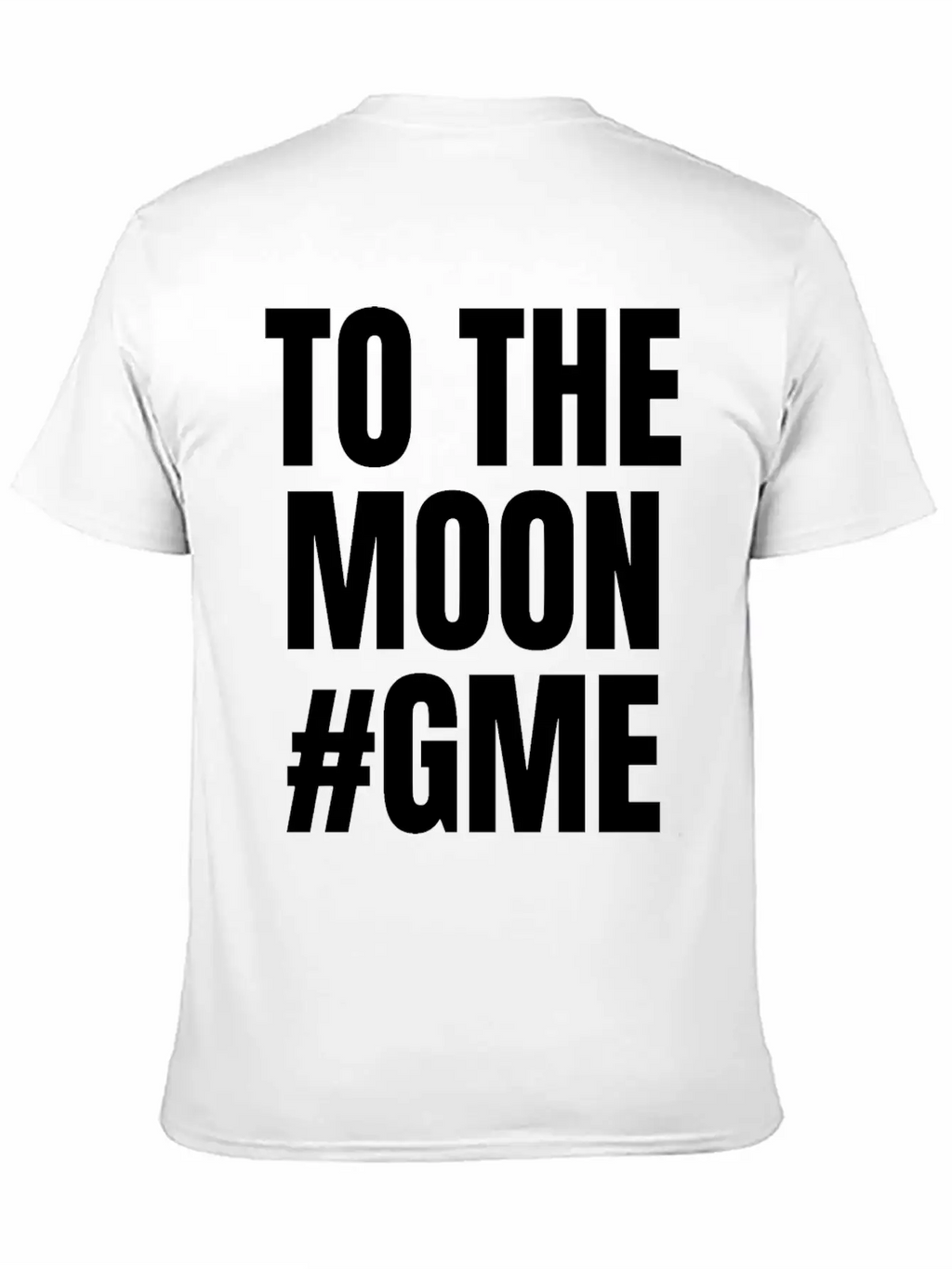 GME To The Moon Stylish Everyday T-Shirt – Unisex Basic Cotton Tee