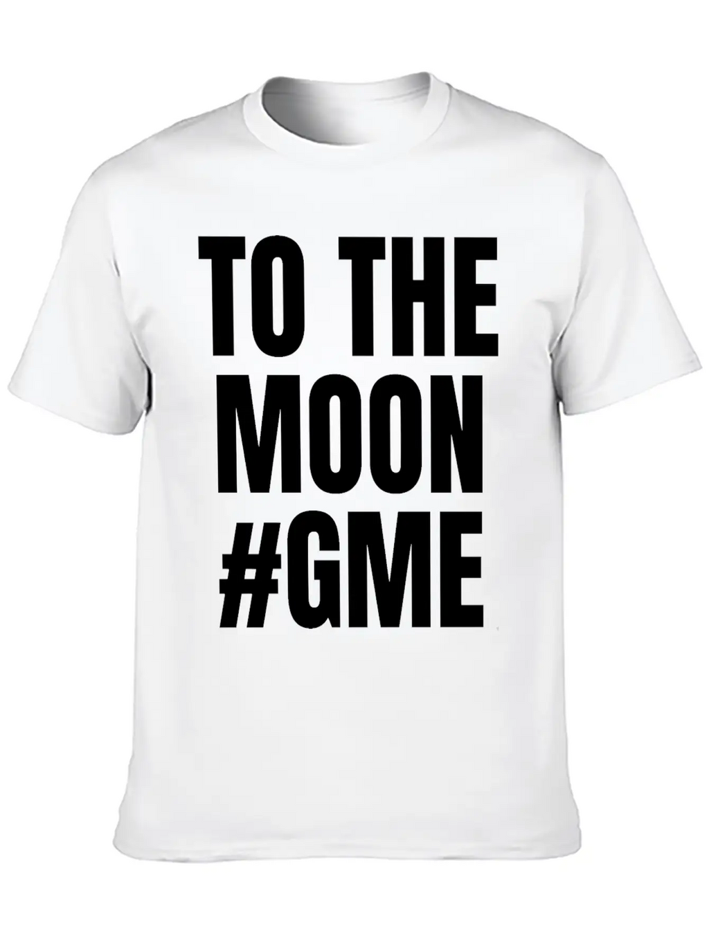 GME To The Moon Stylish Everyday T-Shirt – Unisex Basic Cotton Tee