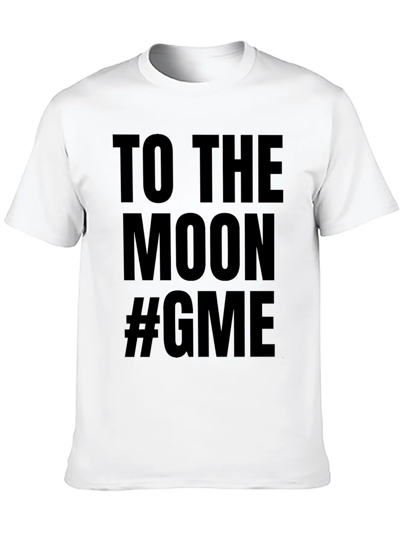 GME To The Moon Stylish Everyday T-Shirt – Unisex Basic Cotton Tee