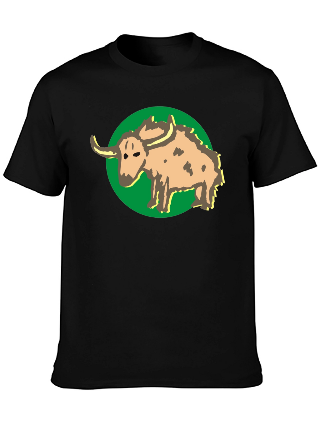 Buffalo Graphic Print Black T-Shirt