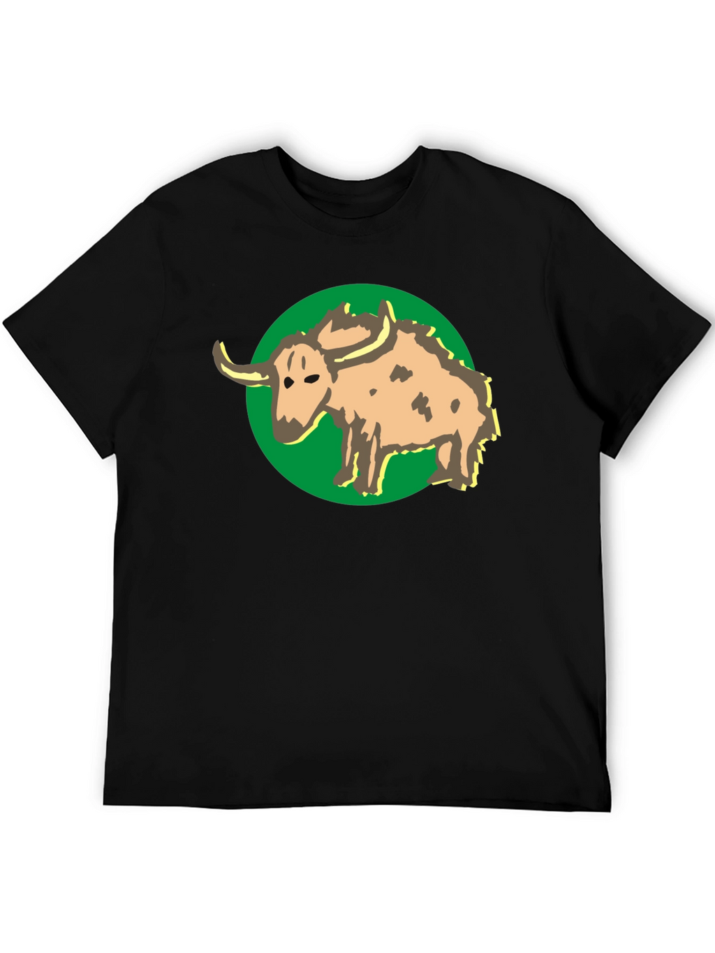 Buffalo Graphic Print Black T-Shirt