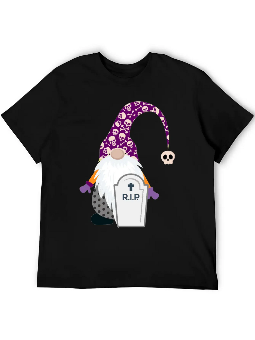 Gnome Halloween Clipart Rip Classic T Shirt Breathable Soft Cotton T-Shirt – Timeless Casual Look