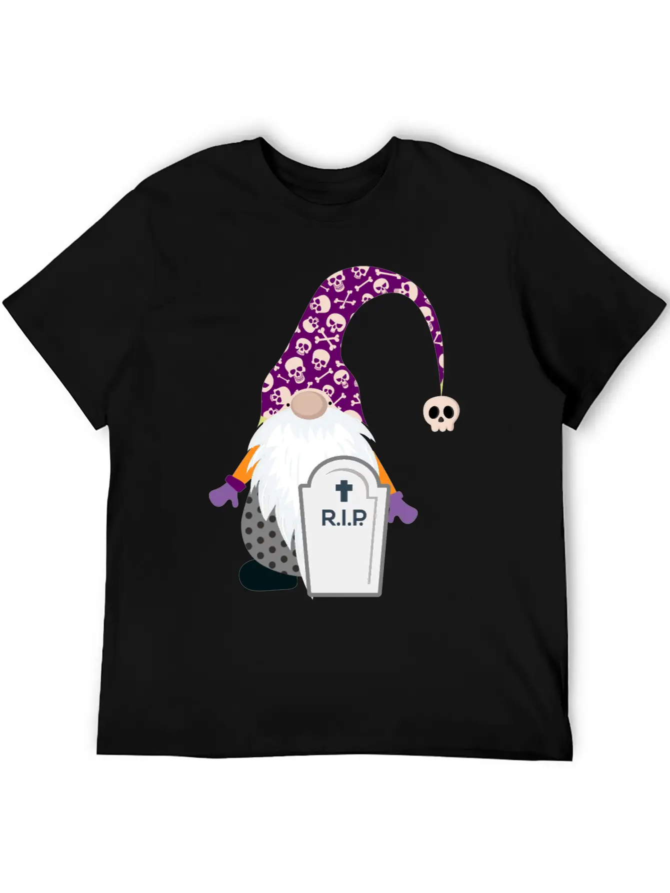 Gnome Halloween Clipart Rip Classic T Shirt Breathable Soft Cotton T-Shirt – Timeless Casual Look