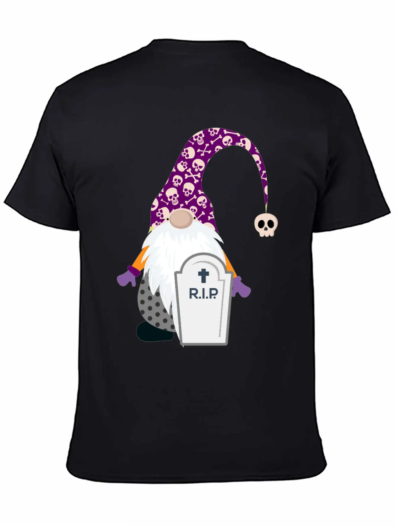 Gnome Halloween Clipart Rip Classic T Shirt Breathable Soft Cotton T-Shirt – Timeless Casual Look