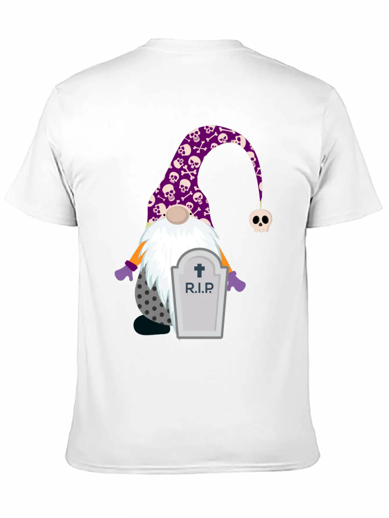 Gnome Halloween Clipart Rip Classic T Shirt Breathable Soft Cotton T-Shirt – Timeless Casual Look