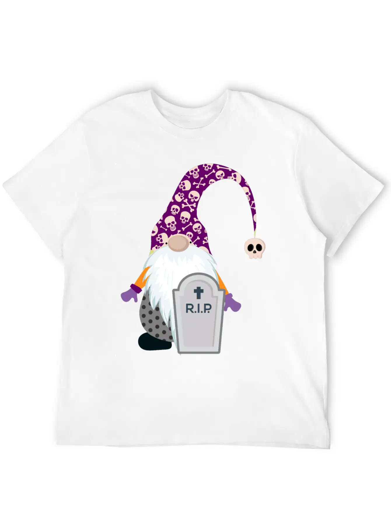 Gnome Halloween Clipart Rip Classic T Shirt Breathable Soft Cotton T-Shirt – Timeless Casual Look
