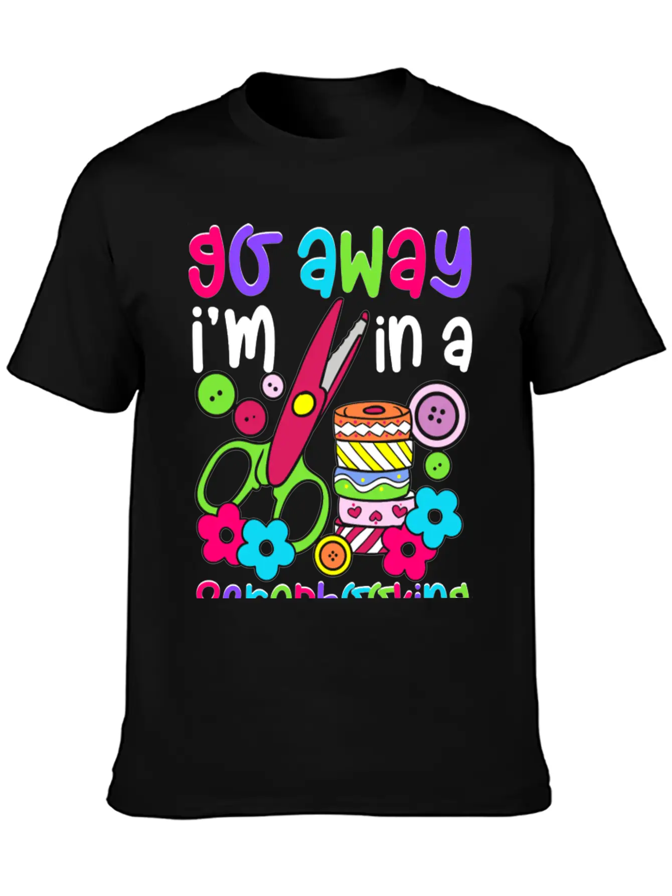 Go Away I M In A Scrapbooking Mood Essential Cotton Tee For Daily Outfits – Unisex Style