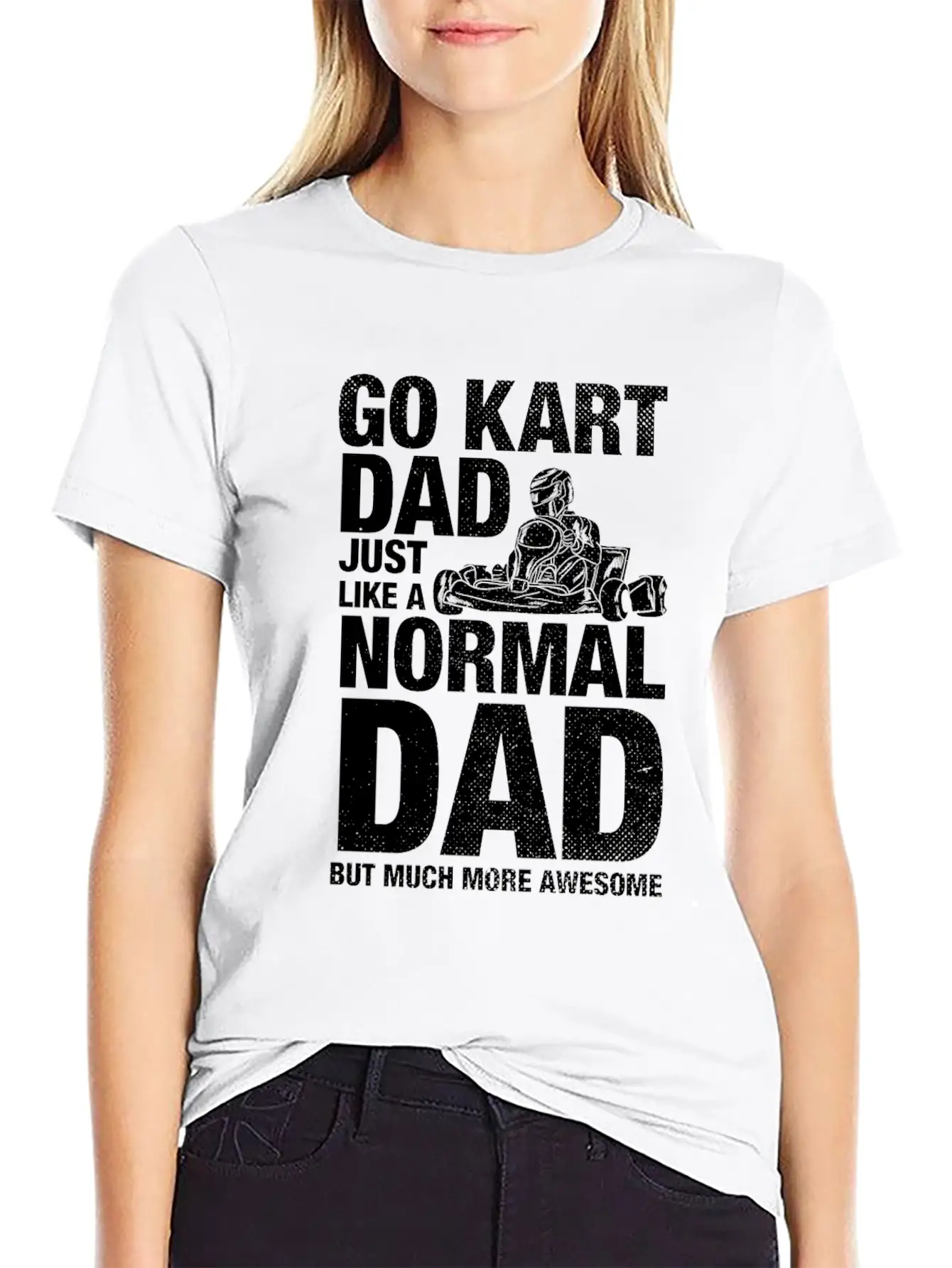 Go Kart Dad Father Racing Gift Classic Cotton Tee – Unisex Comfort For Any Season