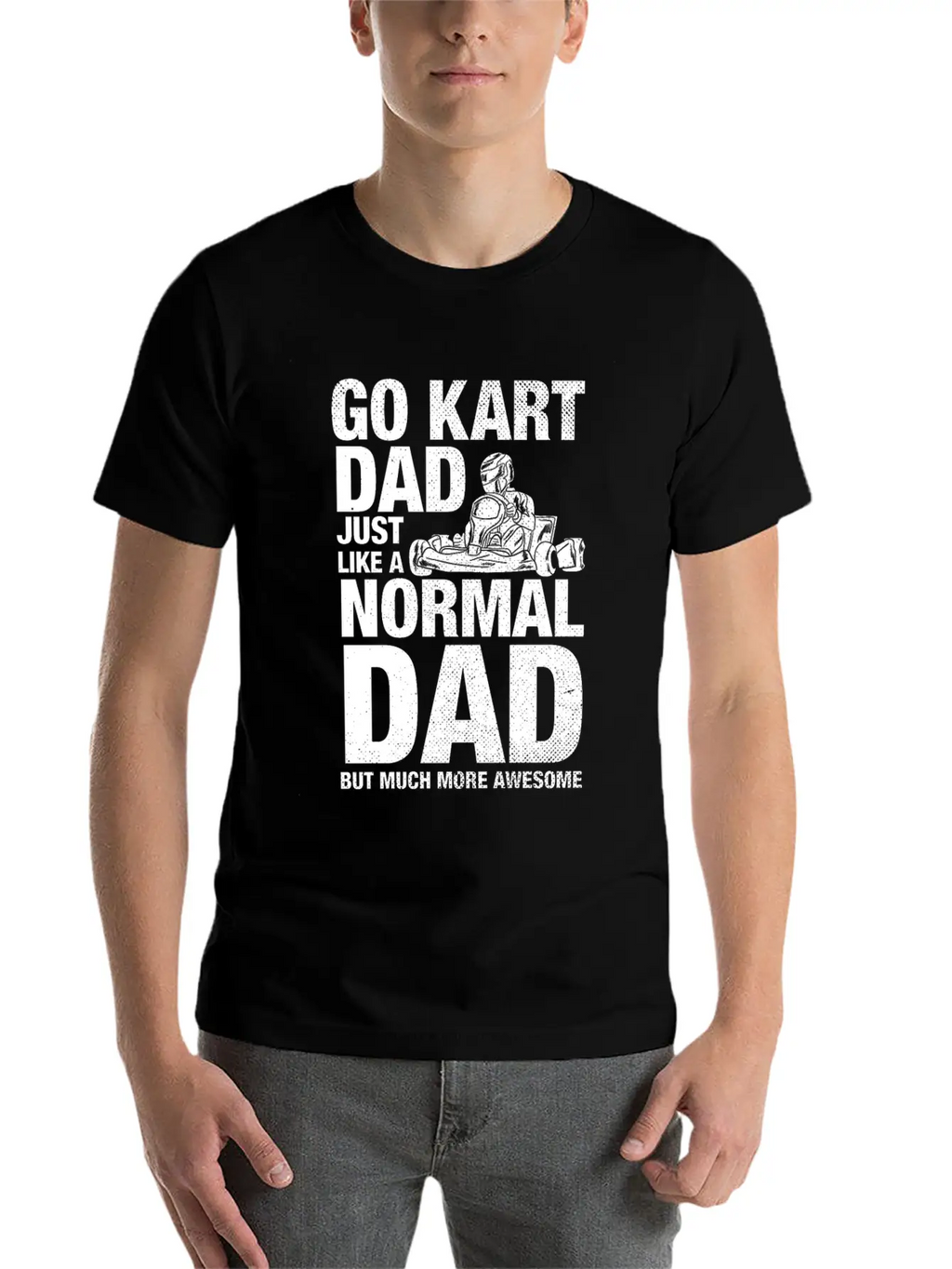 Go Kart Dad Father Racing Gift Classic Cotton Tee – Unisex Comfort For Any Season