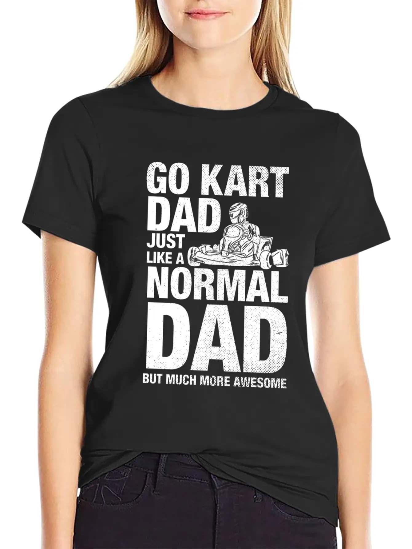 Go Kart Dad Father Racing Gift Classic Cotton Tee – Unisex Comfort For Any Season