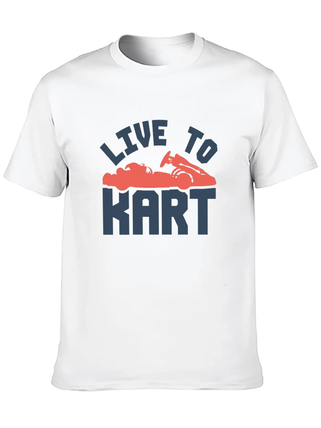 Go-kart Racing Car Gift Basic Graphic T-Shirt – Daily Comfort In Soft Cotton