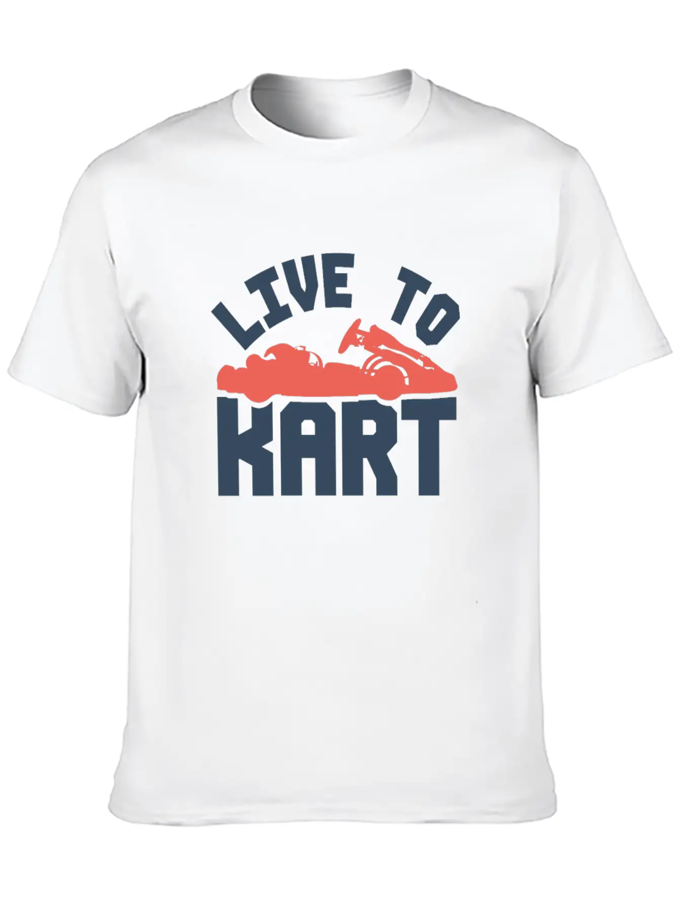Go-kart Racing Car Gift Basic Graphic T-Shirt – Daily Comfort In Soft Cotton