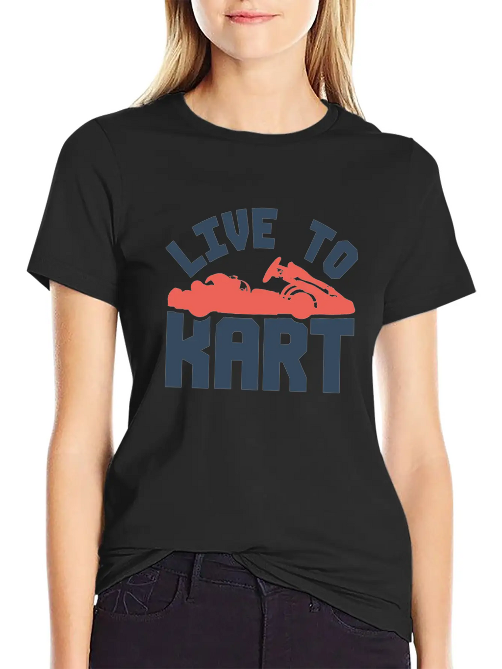 Go-kart Racing Car Gift Basic Graphic T-Shirt – Daily Comfort In Soft Cotton