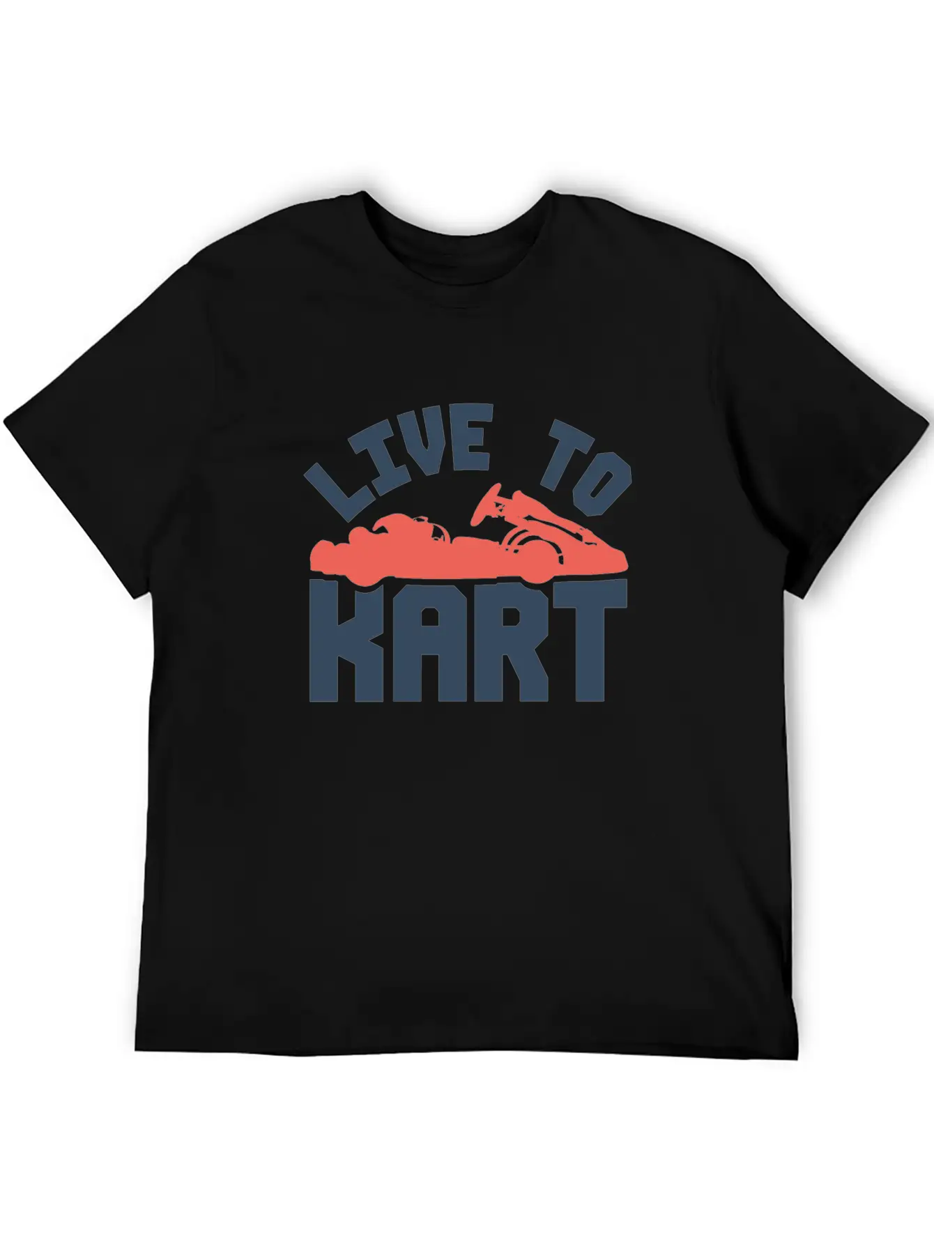 Go-kart Racing Car Gift Basic Graphic T-Shirt – Daily Comfort In Soft Cotton