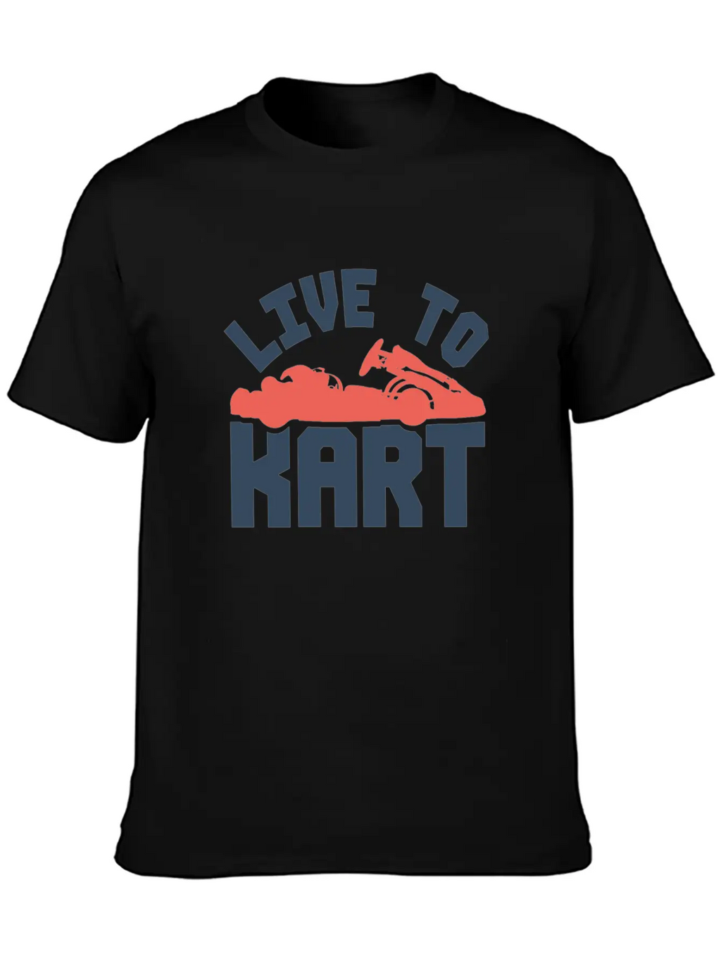 Go-kart Racing Car Gift Basic Graphic T-Shirt – Daily Comfort In Soft Cotton