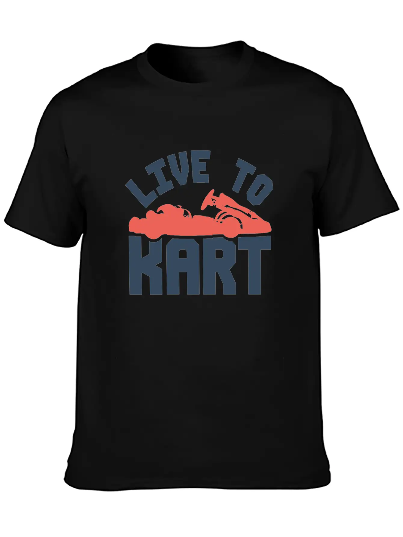 Go-kart Racing Car Gift Basic Graphic T-Shirt – Daily Comfort In Soft Cotton