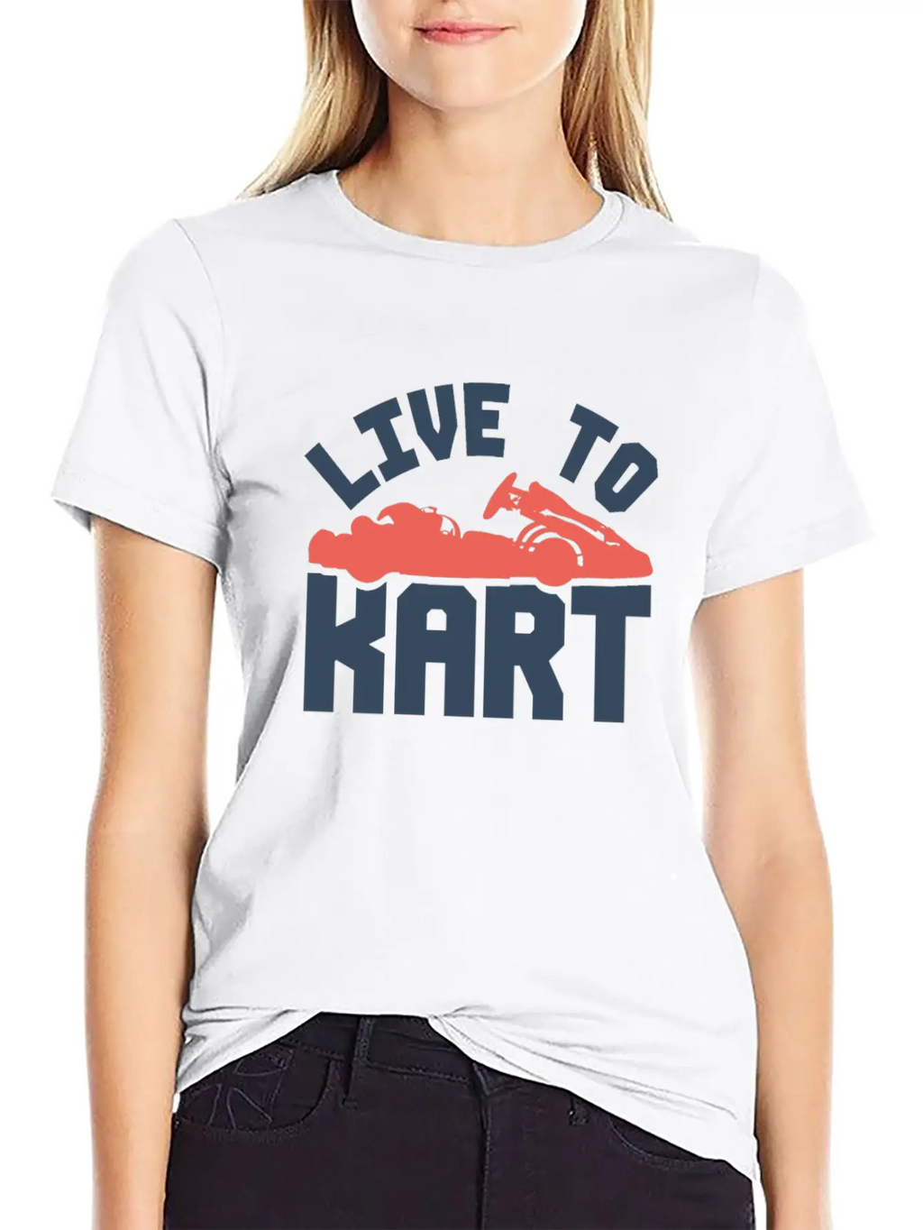Go-kart Racing Car Gift Basic Graphic T-Shirt – Daily Comfort In Soft Cotton