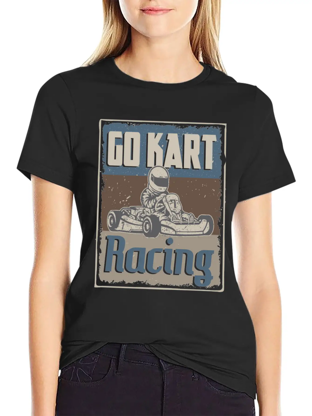 Go Kart Racing Go Kart Racer Go Cart Karting Basic Graphic T-Shirt – Daily Comfort In Soft Cotton