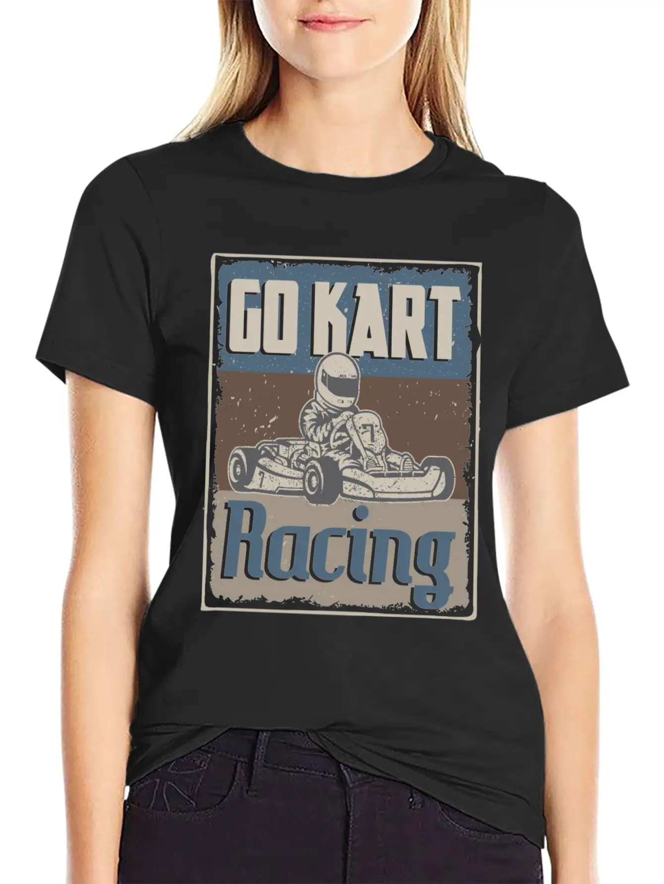 Go Kart Racing Go Kart Racer Go Cart Karting Basic Graphic T-Shirt – Daily Comfort In Soft Cotton