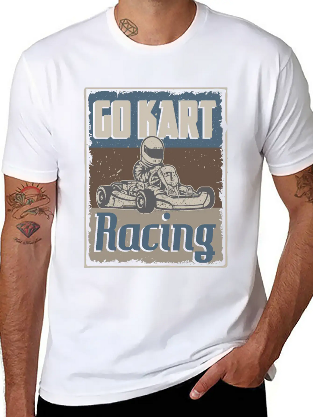 Go Kart Racing Go Kart Racer Go Cart Karting Basic Graphic T-Shirt – Daily Comfort In Soft Cotton