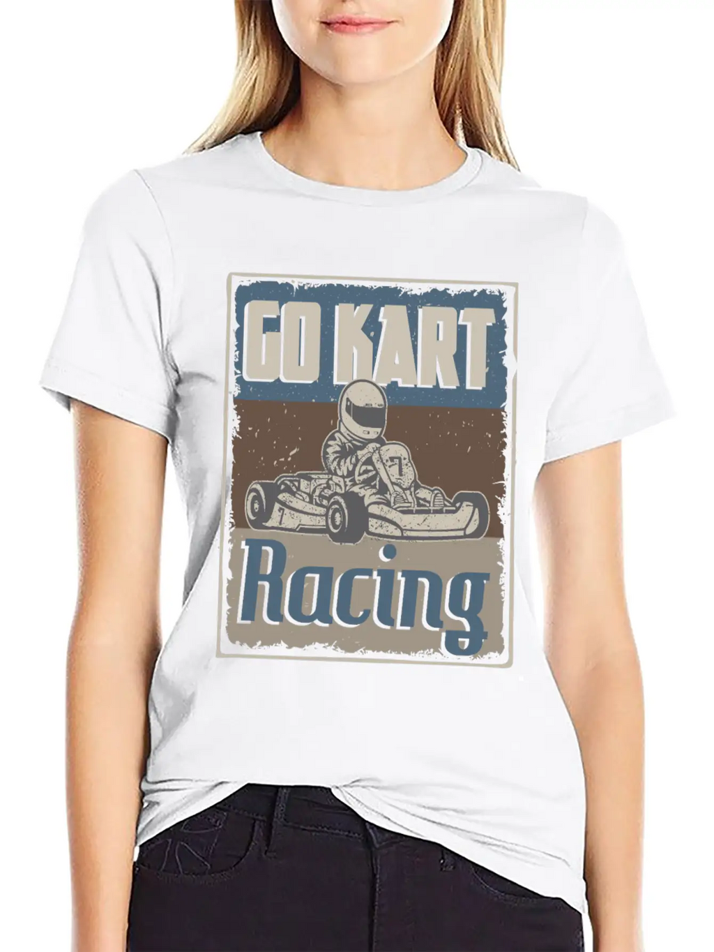Go Kart Racing Go Kart Racer Go Cart Karting Basic Graphic T-Shirt – Daily Comfort In Soft Cotton