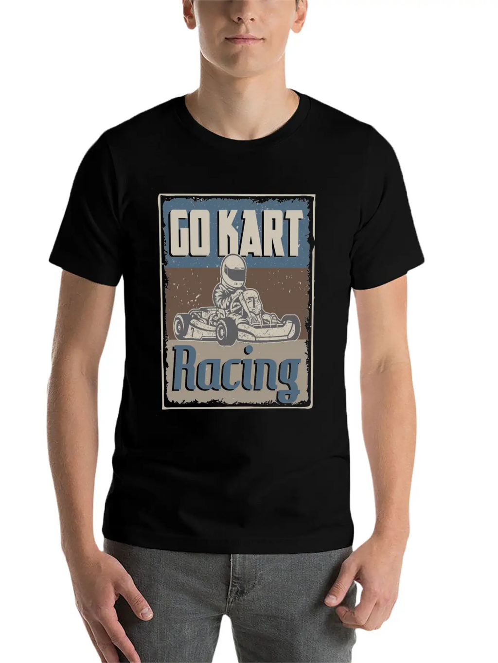 Go Kart Racing Go Kart Racer Go Cart Karting Basic Graphic T-Shirt – Daily Comfort In Soft Cotton