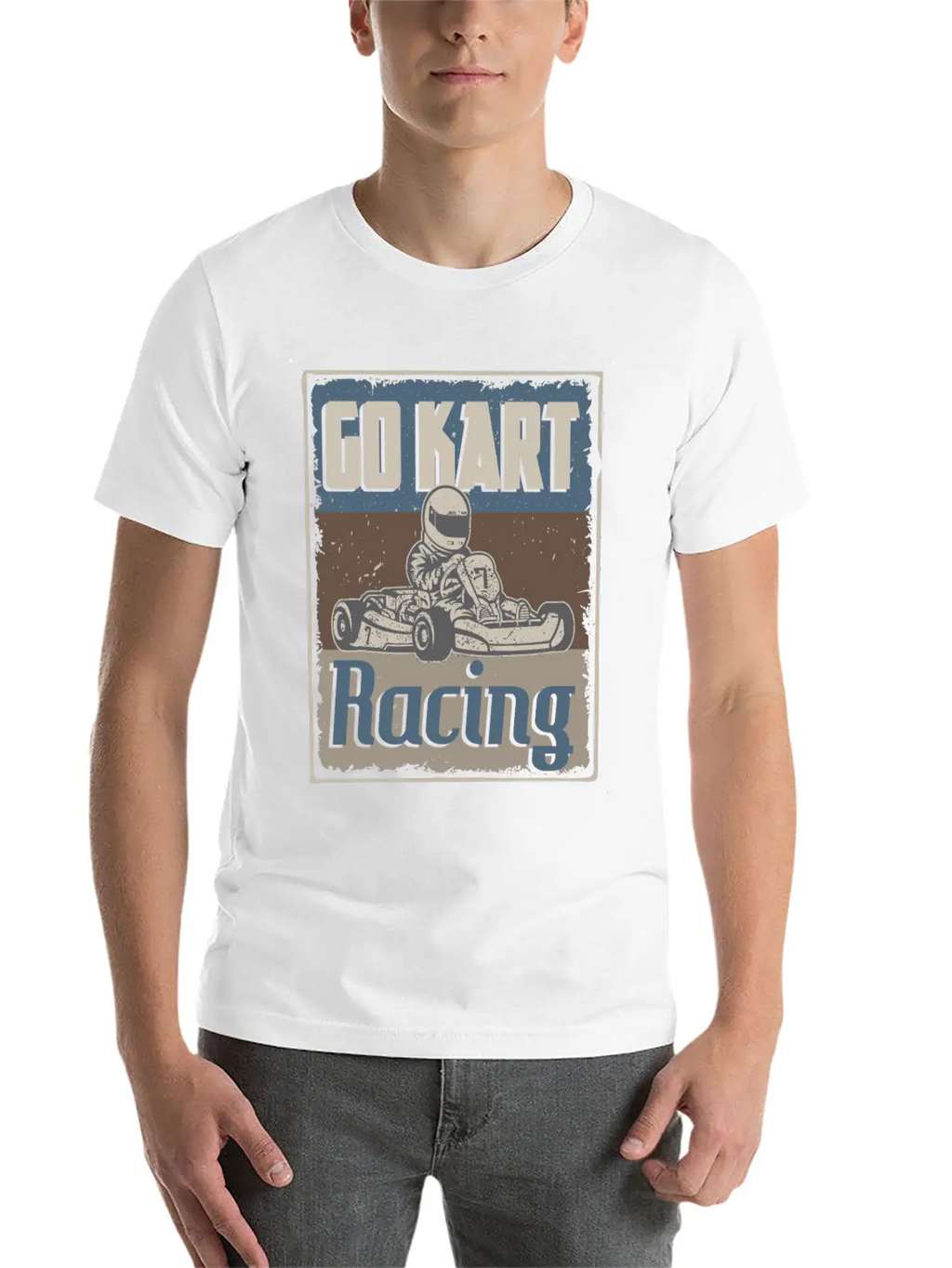 Go Kart Racing Go Kart Racer Go Cart Karting Basic Graphic T-Shirt – Daily Comfort In Soft Cotton