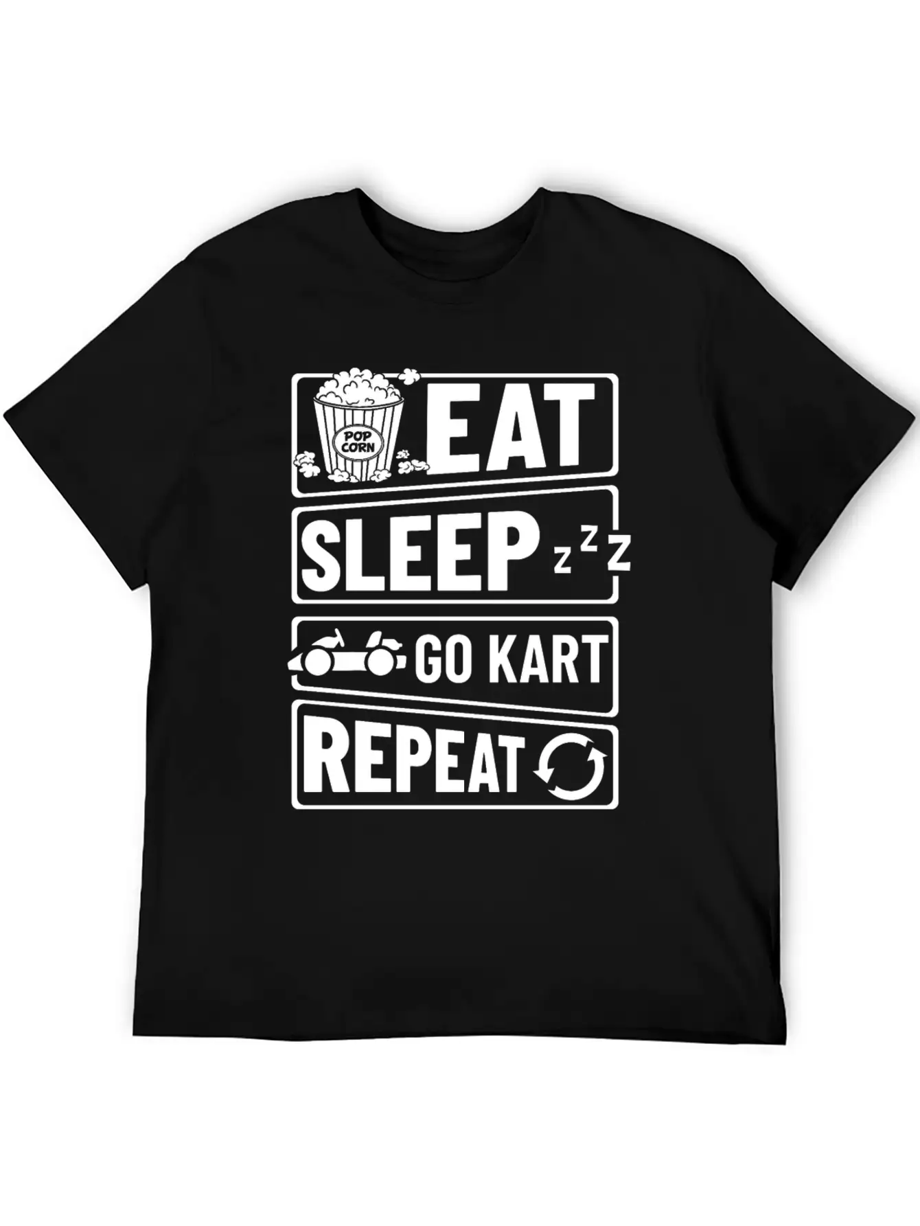 Go Kart Racing Indoor Karting Racer Electric Timeless Short Sleeve Tee – Comfy And Minimalist Design