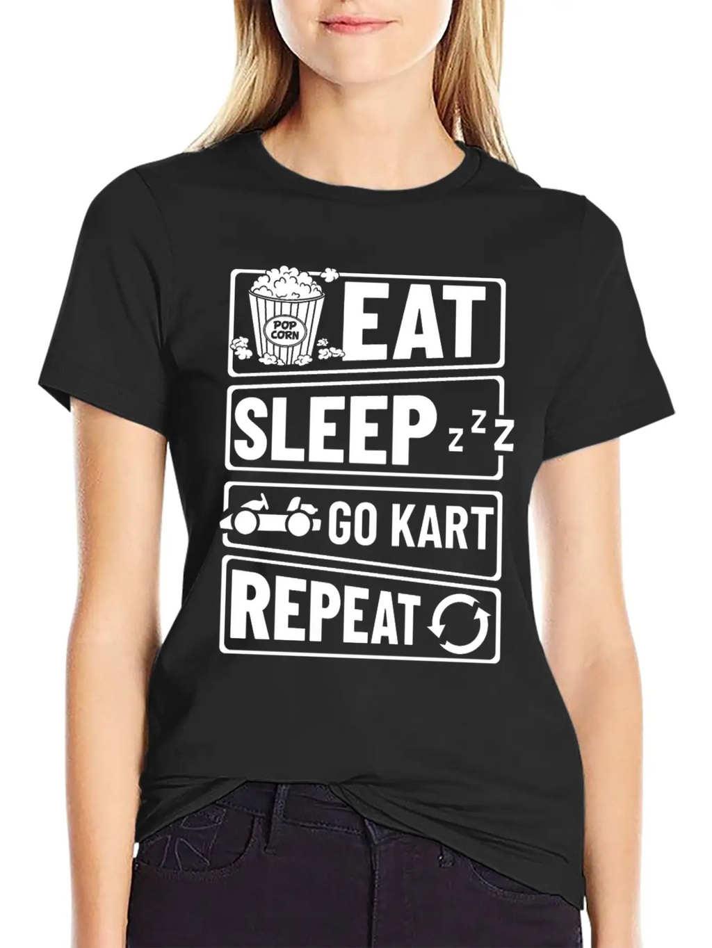 Go Kart Racing Indoor Karting Racer Electric Timeless Short Sleeve Tee – Comfy And Minimalist Design