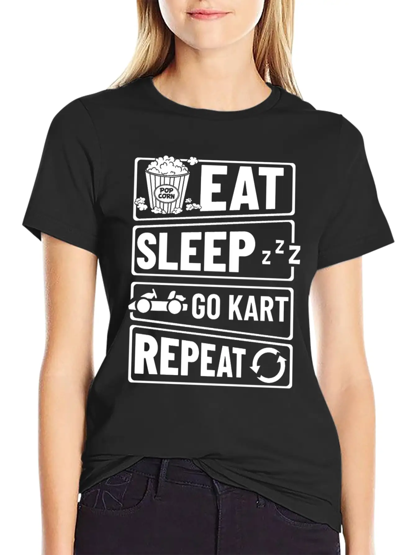 Go Kart Racing Indoor Karting Racer Electric Timeless Short Sleeve Tee – Comfy And Minimalist Design