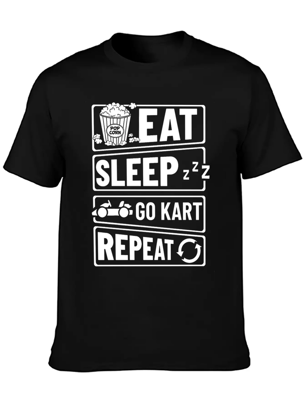 Go Kart Racing Indoor Karting Racer Electric Timeless Short Sleeve Tee – Comfy And Minimalist Design