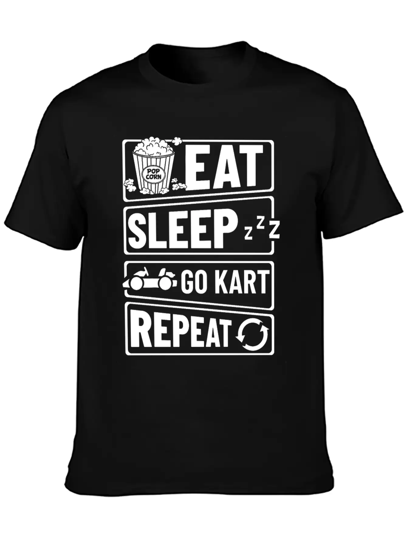 Go Kart Racing Indoor Karting Racer Electric Timeless Short Sleeve Tee – Comfy And Minimalist Design