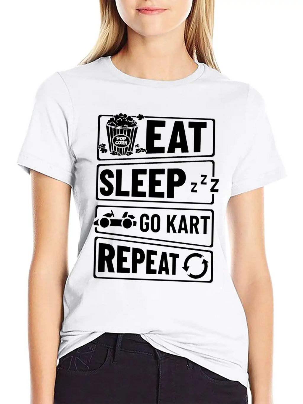 Go Kart Racing Indoor Karting Racer Electric Timeless Short Sleeve Tee – Comfy And Minimalist Design