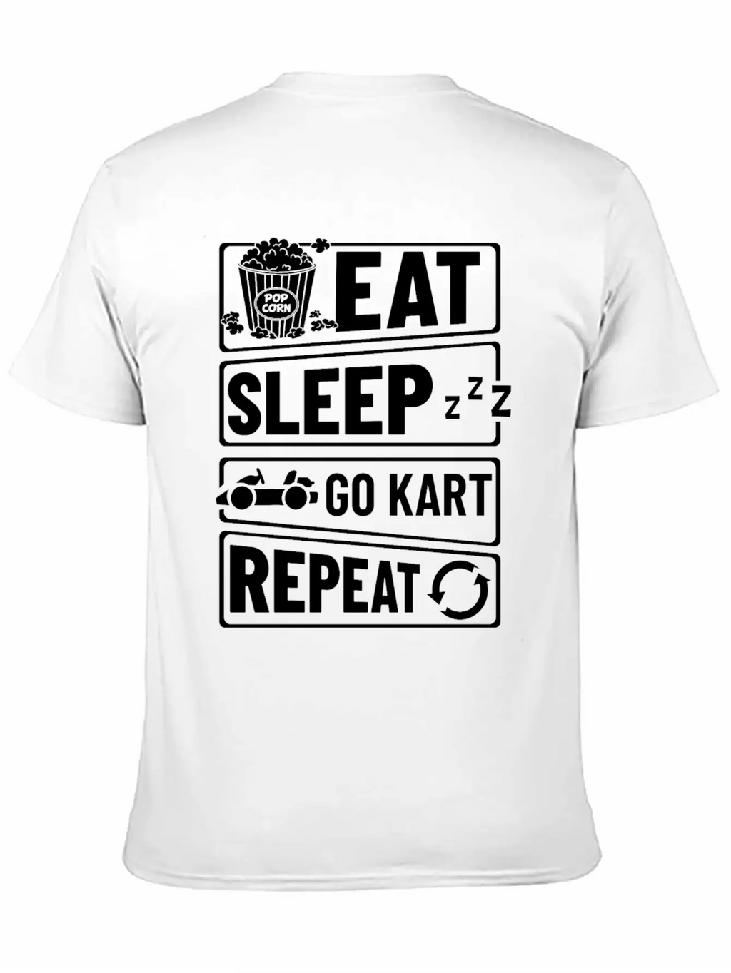 Go Kart Racing Indoor Karting Racer Electric Timeless Short Sleeve Tee – Comfy And Minimalist Design