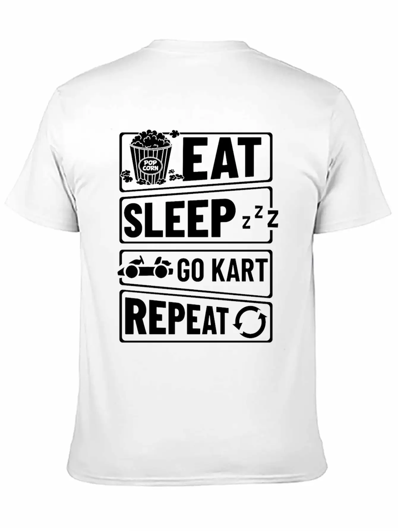 Go Kart Racing Indoor Karting Racer Electric Timeless Short Sleeve Tee – Comfy And Minimalist Design