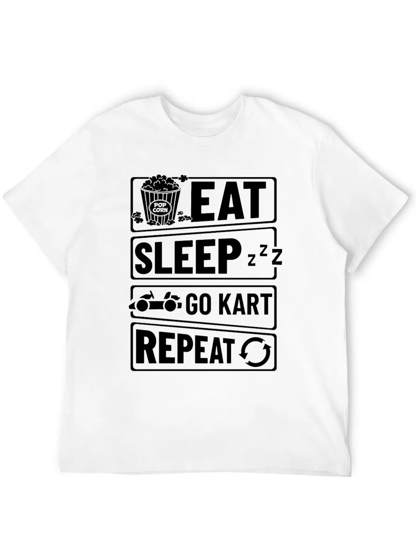 Go Kart Racing Indoor Karting Racer Electric Timeless Short Sleeve Tee – Comfy And Minimalist Design