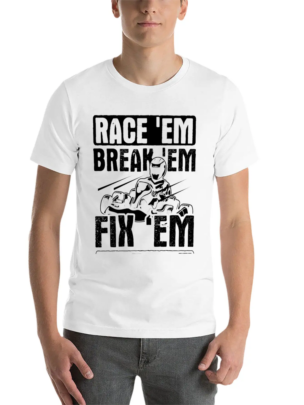 Go Kart Racing Karting Go Cart Breathable Graphic T-Shirt – Perfect For Casual Days