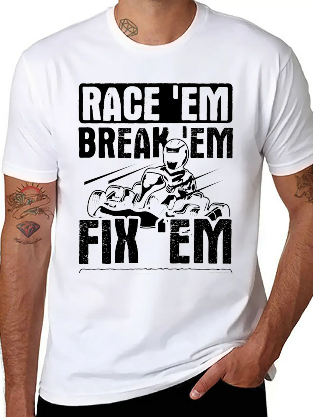 Go Kart Racing Karting Go Cart Breathable Graphic T-Shirt – Perfect For Casual Days