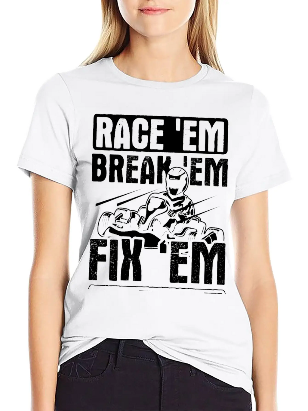 Go Kart Racing Karting Go Cart Breathable Graphic T-Shirt – Perfect For Casual Days