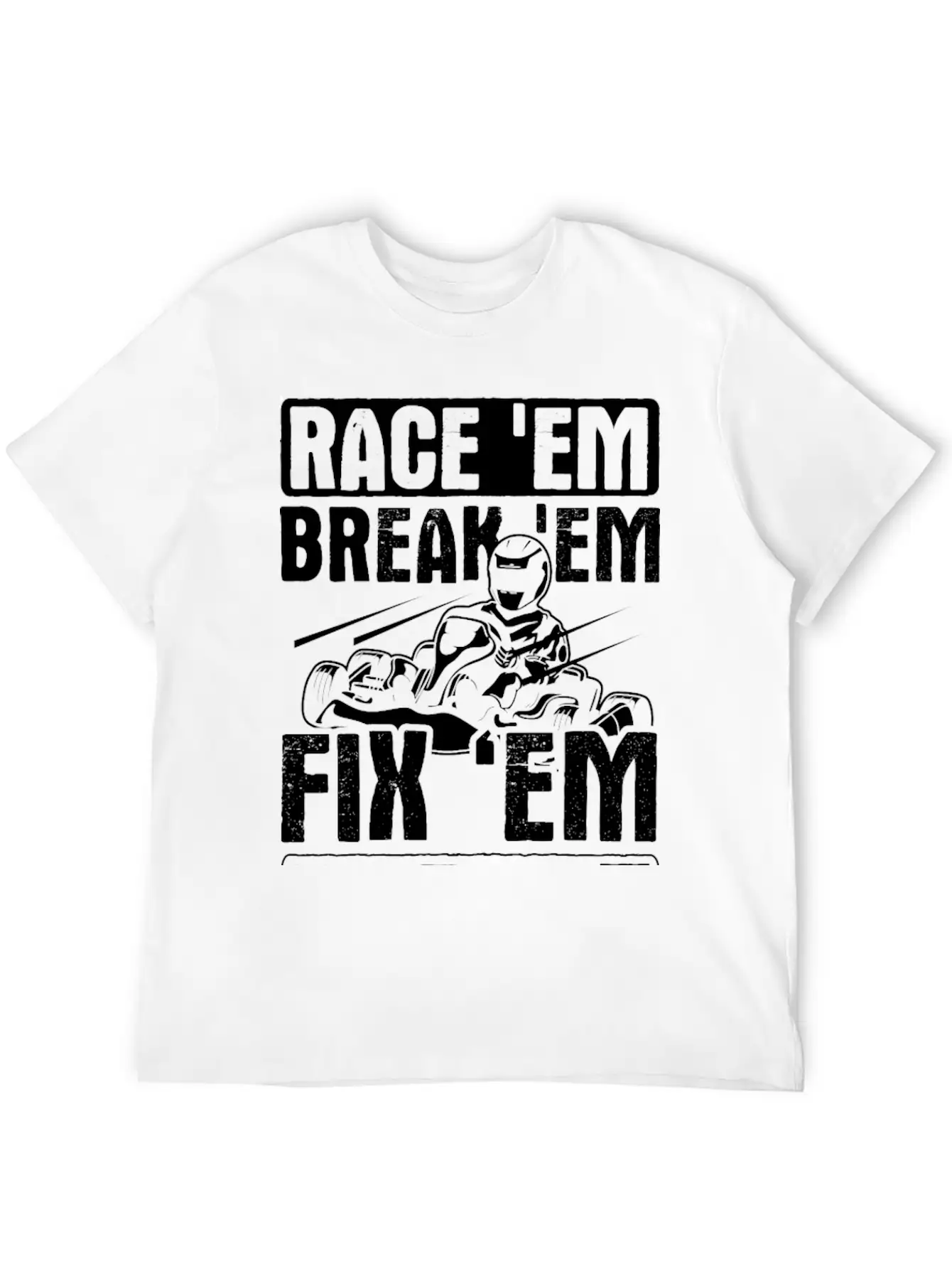 Go Kart Racing Karting Go Cart Breathable Graphic T-Shirt – Perfect For Casual Days