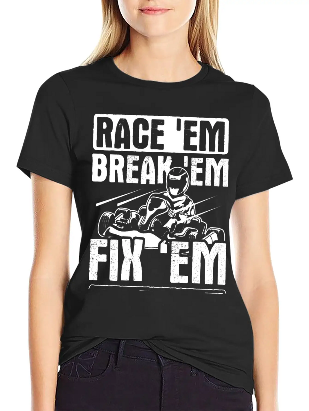 Go Kart Racing Karting Go Cart Breathable Graphic T-Shirt – Perfect For Casual Days