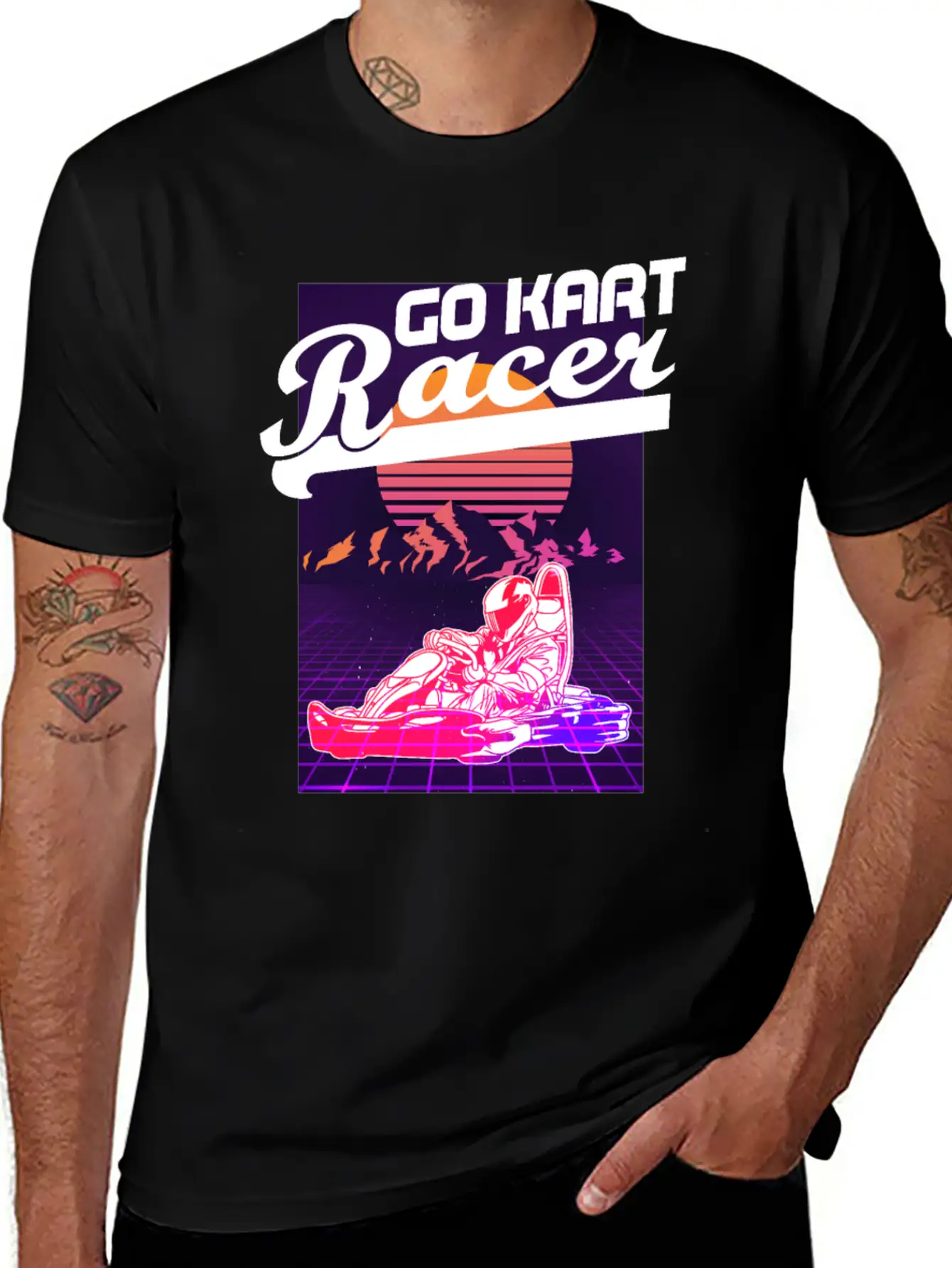 Go Kart Racing Road Karting Go-Cart Racer Product Essential Cotton Tee For Daily Outfits – Unisex Style