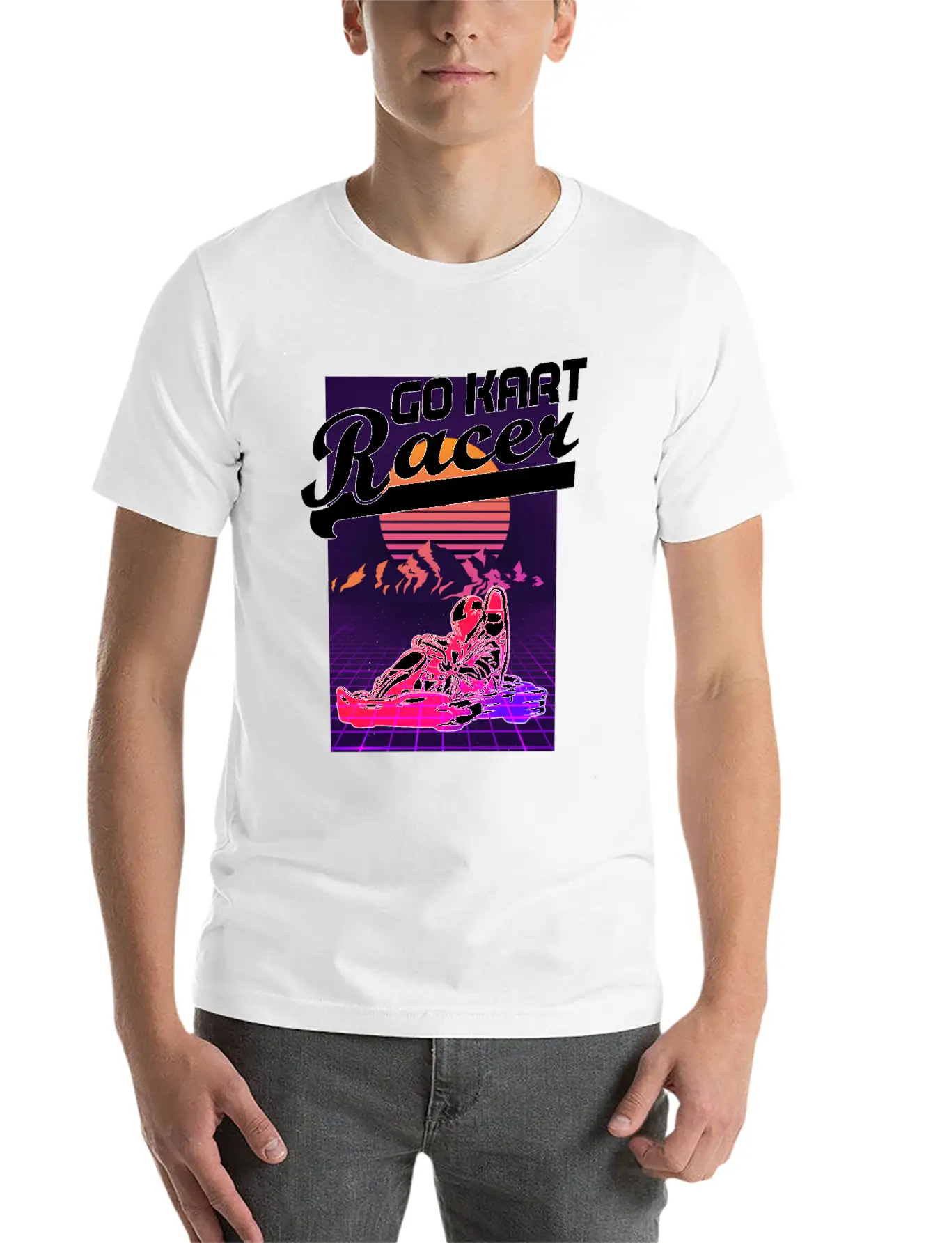 Go Kart Racing Road Karting Go-Cart Racer Product Essential Cotton Tee For Daily Outfits – Unisex Style