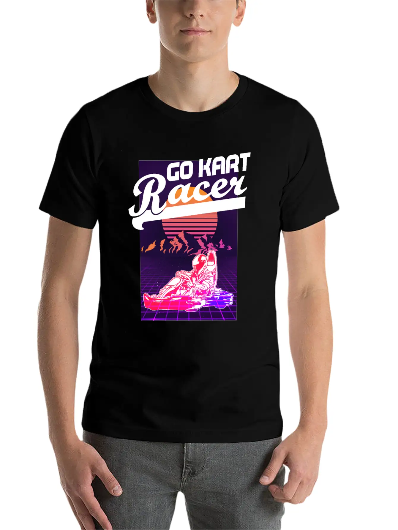 Go Kart Racing Road Karting Go-Cart Racer Product Essential Cotton Tee For Daily Outfits – Unisex Style