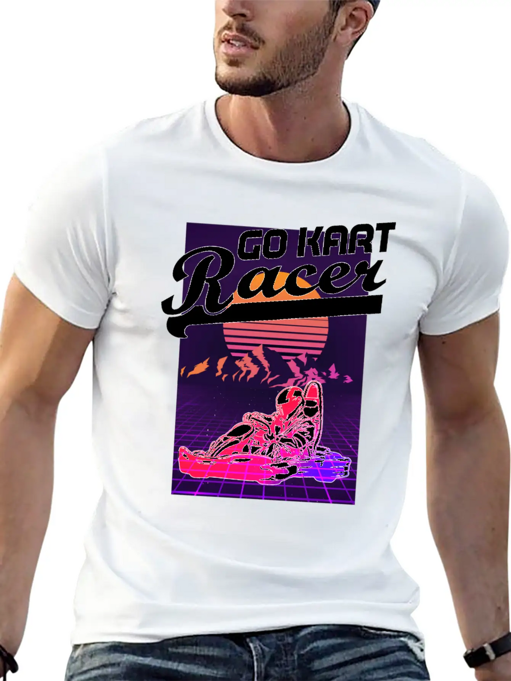 Go Kart Racing Road Karting Go-Cart Racer Product Essential Cotton Tee For Daily Outfits – Unisex Style