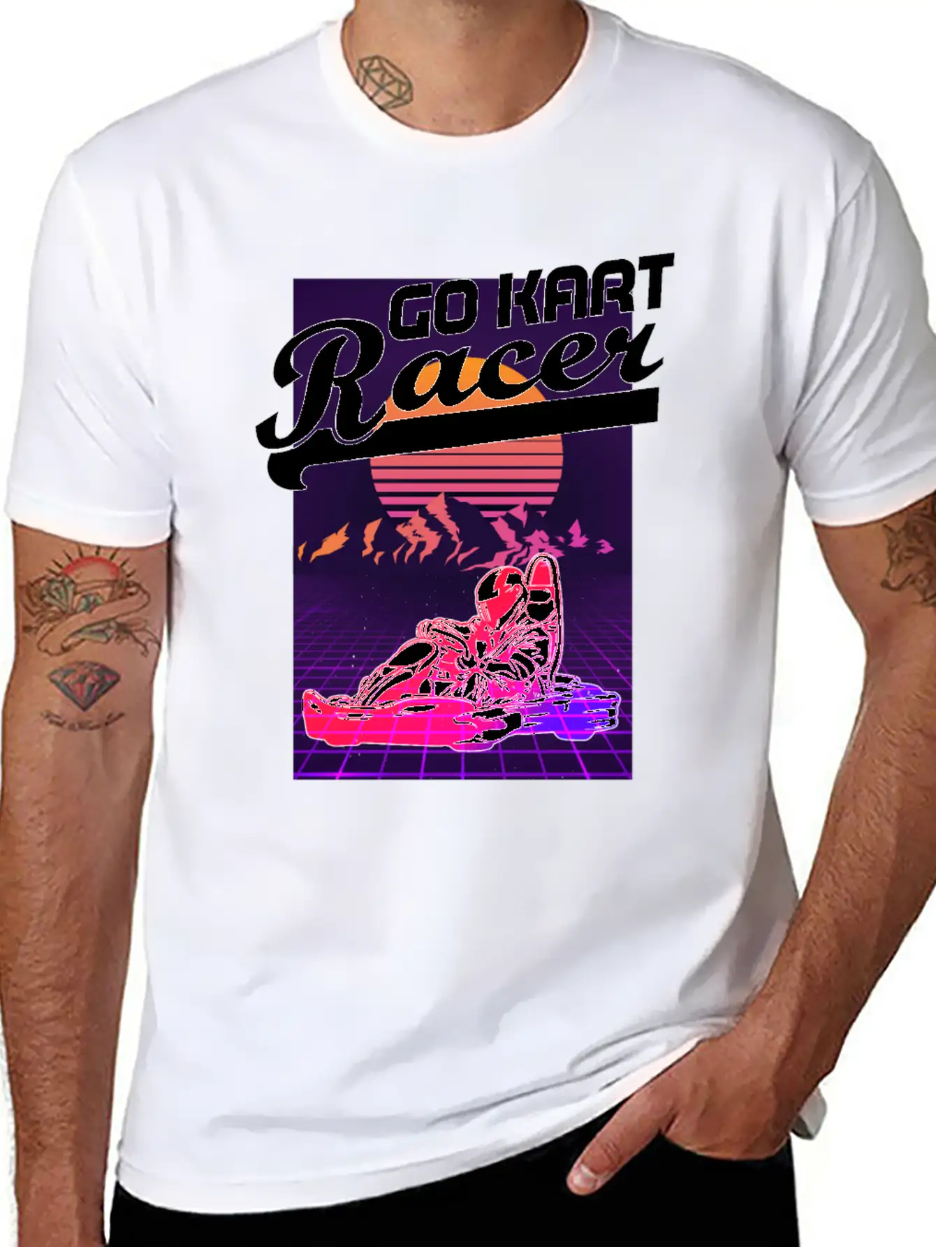 Go Kart Racing Road Karting Go-Cart Racer Product Essential Cotton Tee For Daily Outfits – Unisex Style